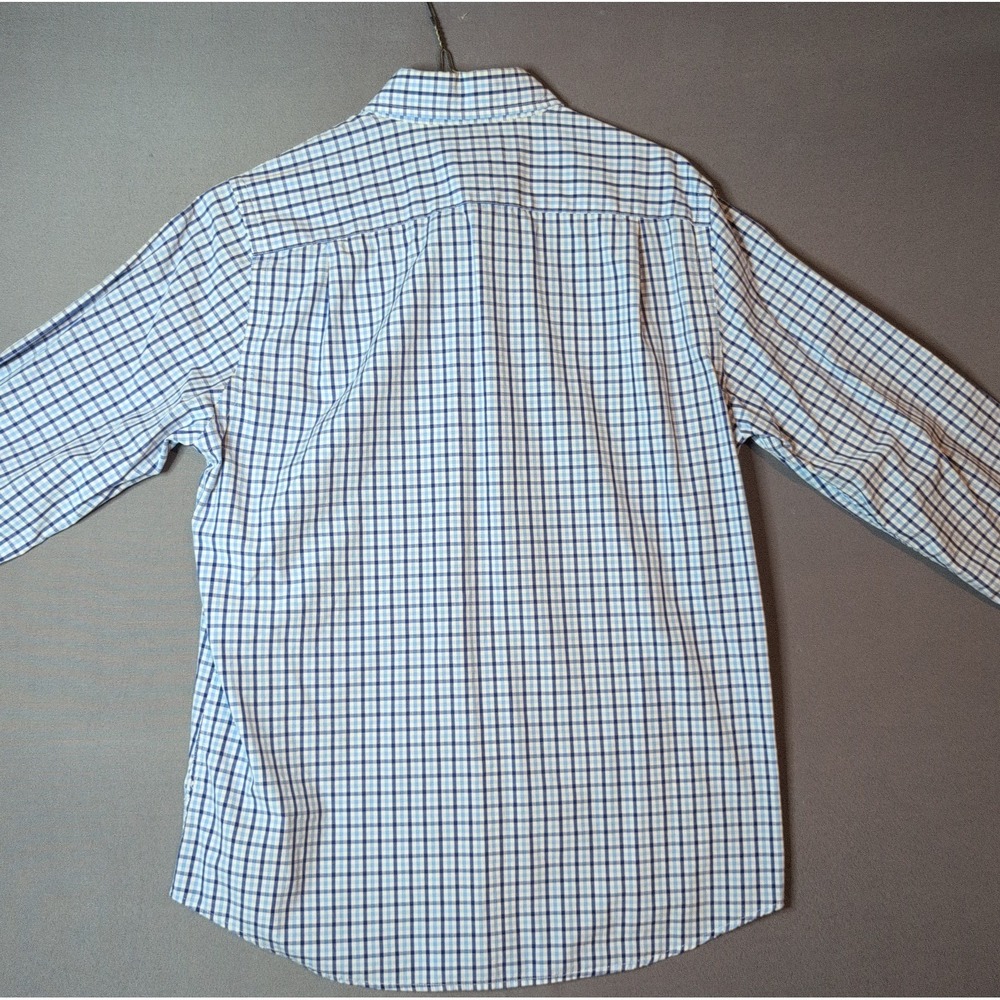 Abercrombie & Fitch Men’s Muscle Fit Plaid Button Down Shirt Size M Blue - Picture 7 of 7